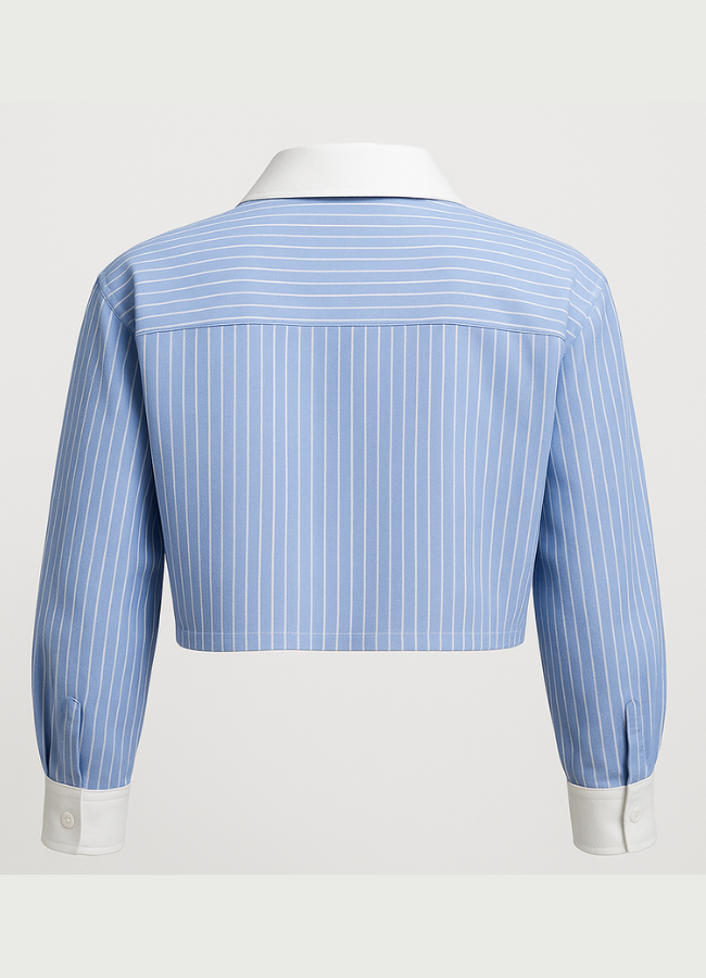 Camisa “Bleu Épure”