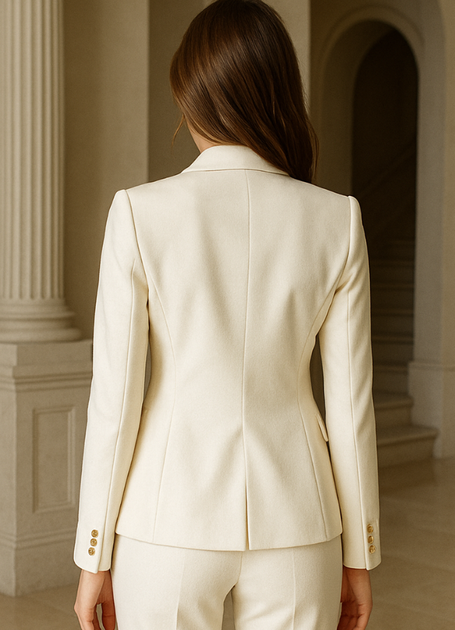 Blazer cruzado White