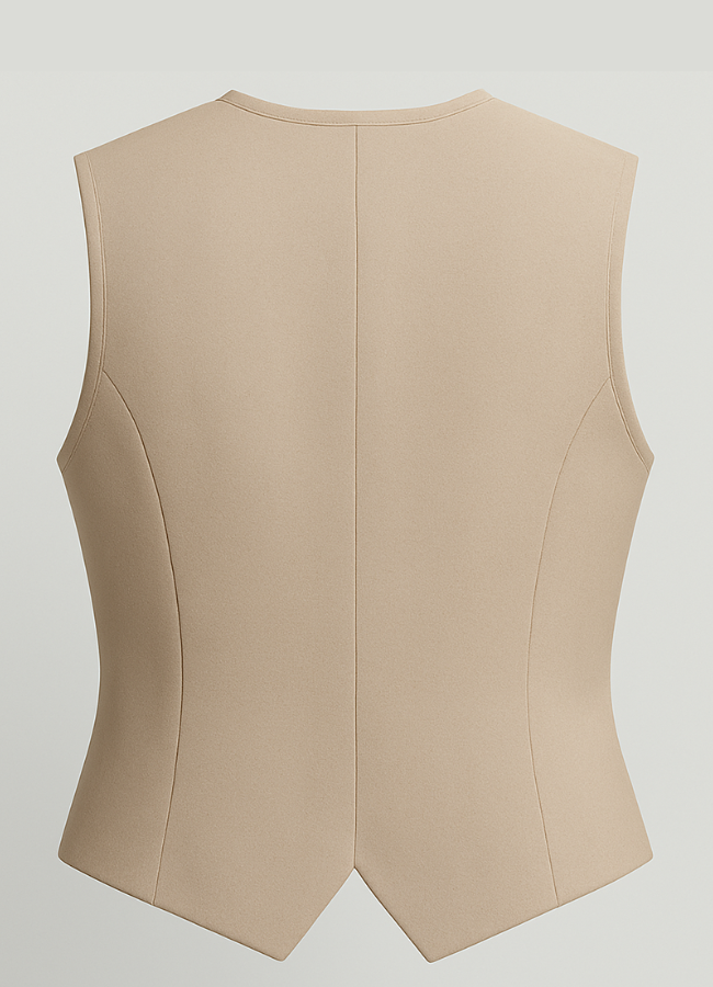Chaleco Clásico beige