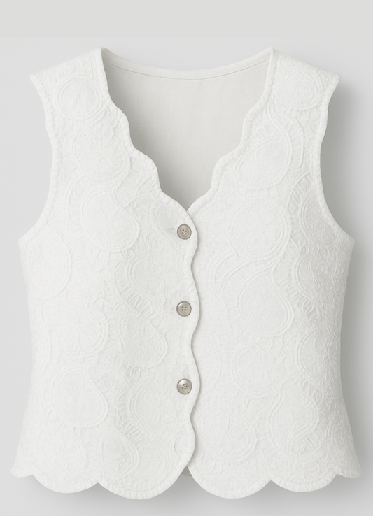 Chaleco blanco Bipiure