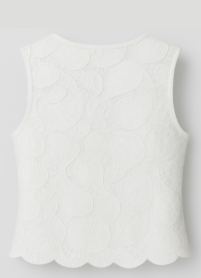 Chaleco blanco Bipiure