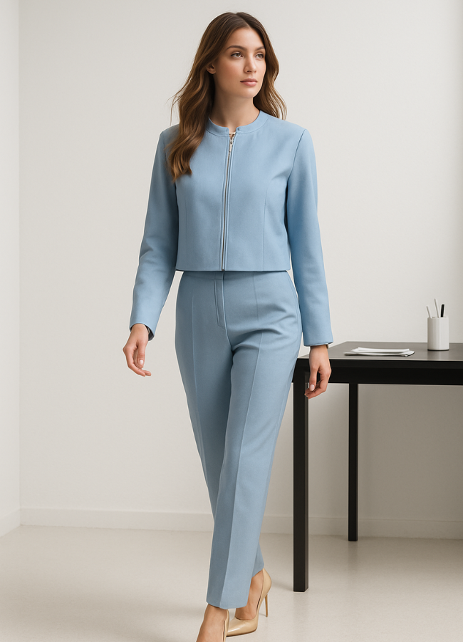 Chaqueta Zipper Blue