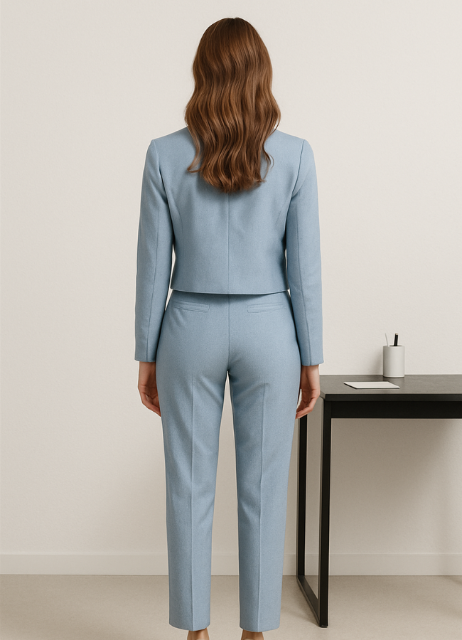 Chaqueta Zipper Blue