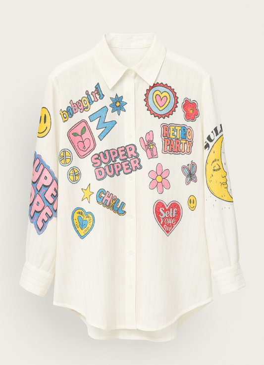 Camisa estampada Art