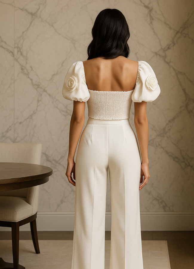 Set flor resorte espalda