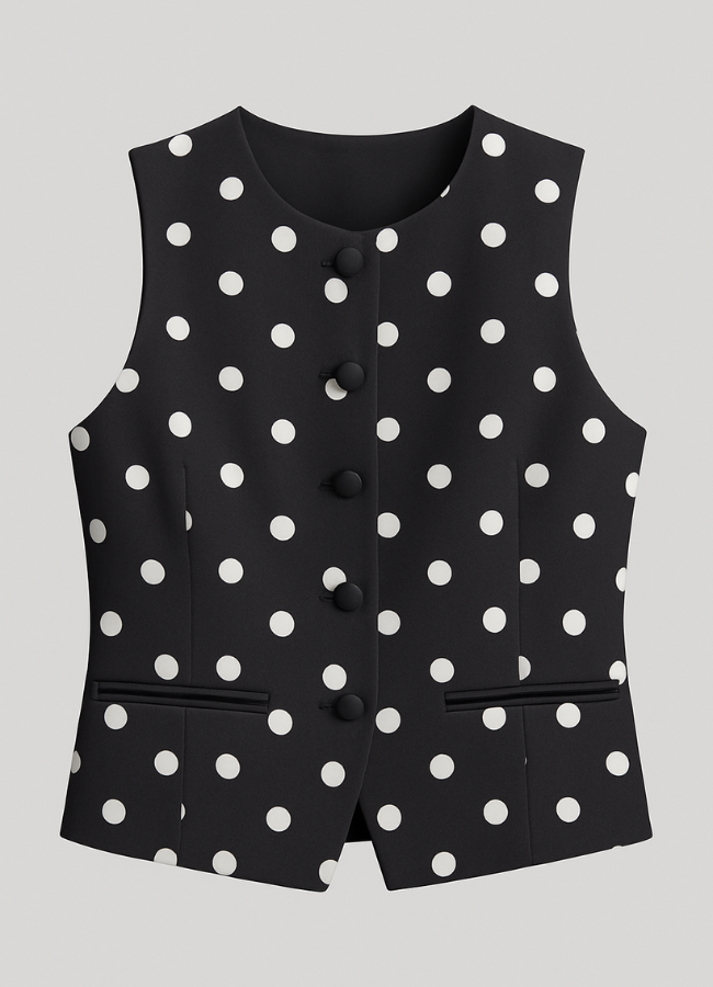 Chaleco Lunares