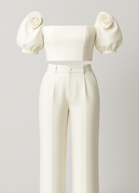 Set flor resorte espalda