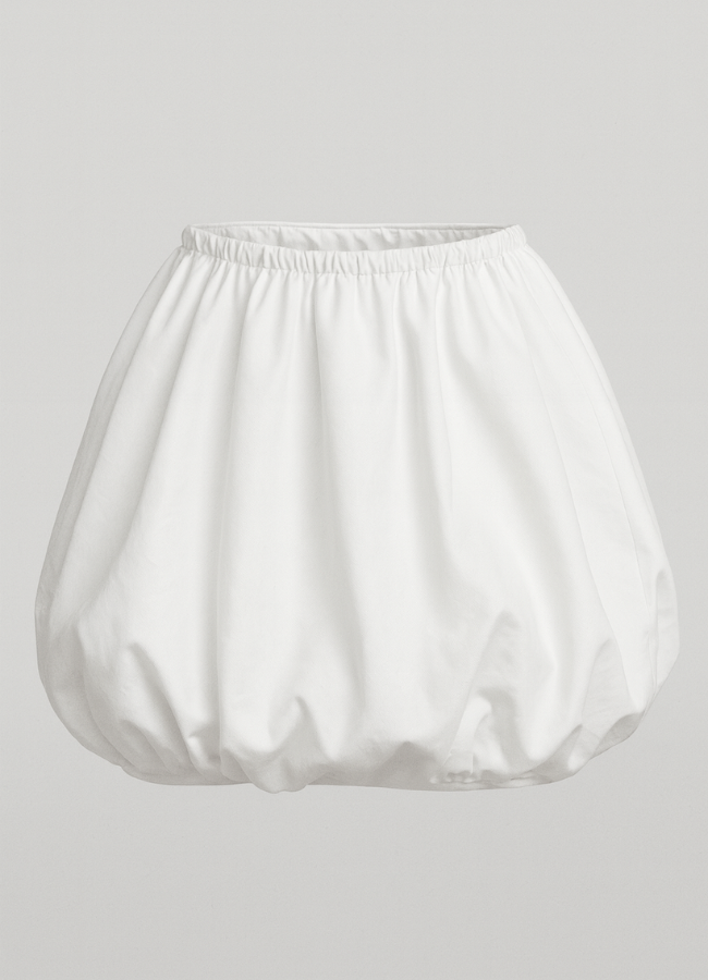 Falda Globo blanca