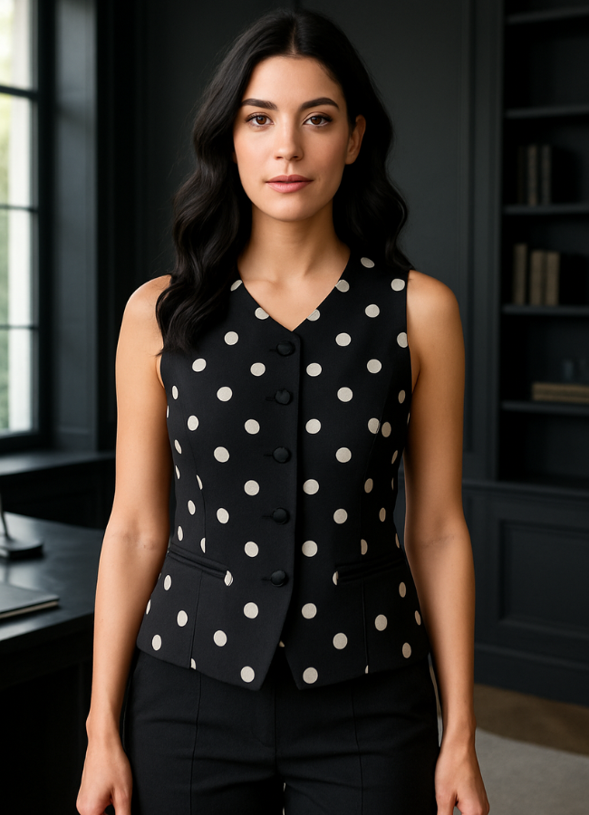 Chaleco Lunares