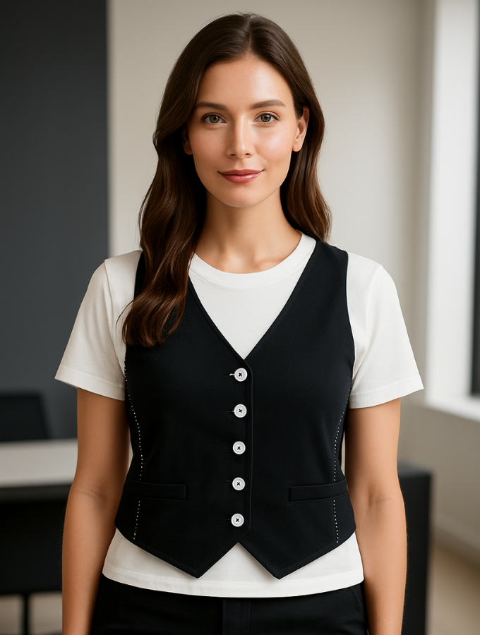 Set Camiseta y pantalon gris y negro