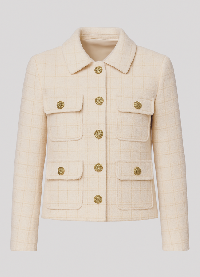 Saco tipo Chanel estructurado