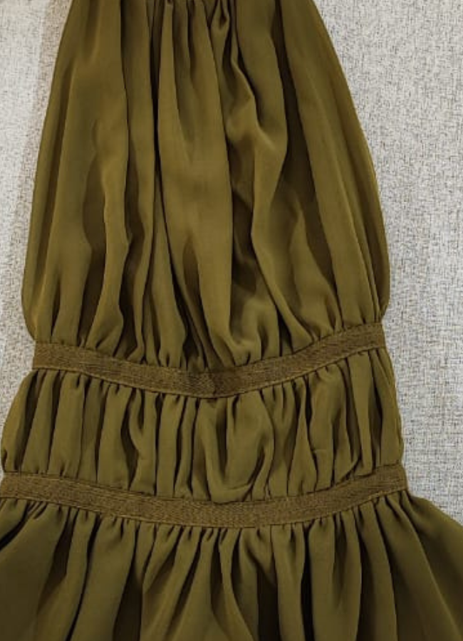 Blusa de amarrar atras